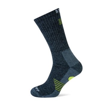 STAPP Bamboo Sokken - Grijs/Geel